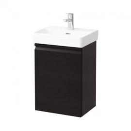 LAUFEN PRO S Alsószekrény, 815961 tip. mosdóhoz, 1 balos ajtóval és 1 üvegpolccal, Wenge 41.5X58X32 - H4833010964231