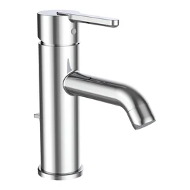LAUFEN LUA Mosdó csaptelep, 115 mm kiállású fix kifolyóval, húzórudas lefolyószeleppel, króm H3115F10041111
