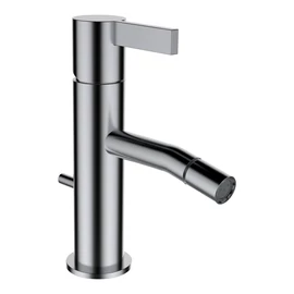 LAUFEN Kartell LAUFEN Bidet mixer with pop-up waste, chrome brushed PVD stainless steel H3413310901011