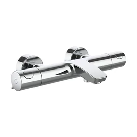 LAUFEN Showertronic Falra szerelt termosztátos kád csaptelep, 150 mm-es rögzítési távolsággal, tartozékok nélkül, króm HF506561100630 LAUFEN Showertronic Falra szerelt termosztátos kád csaptelep, 150 mm-es rögzítési távolsággal, tartozékok nélkül, króm HF506561100630