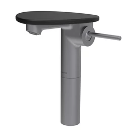 LAUFEN ADA Magasított egykaros mosdó csaptelep, tálca lyuk nélkül, Rozsdamentes Acél/Matt Fekete HF506714503060 LAUFEN ADA Magasított egykaros mosdó csaptelep, tálca lyuk nélkül, Rozsdamentes Acél/Matt Fekete HF506714503060