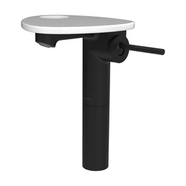 LAUFEN ADA Magasított egykaros mosdó csaptelep, tálca lyukkal, Fekete/Matt Fehér HF506714512000 LAUFEN ADA Magasított egykaros mosdó csaptelep, tálca lyukkal, Fekete/Matt Fehér HF506714512000