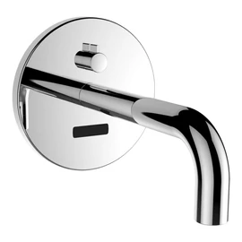 LAUFEN Twintronic Falba épített elektronikus mosdó keverő csaptelep, hálózati adapterrel, IR érzékelőkkel, 175 mm kiállással, fix kifolyó, Simibox Standard & Simibox Light-hoz HF707022100000