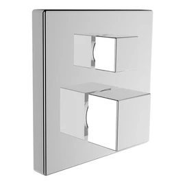 LAUFEN Quadriga Kétkezes falba épített termosztatikus kád-/zuhany csaptelep falon kívüli része, 2-utas váltóval beépített légbeszívó szelep nélkül, króm HF901177100000 LAUFEN Quadriga Kétkezes falba épített termosztatikus kád-/zuhany csaptelep falon kívüli része, 2-utas váltóval beépített légbeszívó szelep nélkül, króm HF901177100000