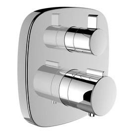 LAUFEN CITYTHERM Falbaépített 2 gombos termosztátos zuhany csaptelep falon kívüli része, 2 utas szabályzóval, króm. 2 utas szabályzóval, légbeszívó szeleppel HF905385100000 LAUFEN CITYTHERM Falbaépített 2 gombos termosztátos zuhany csaptelep falon kívüli része, 2 utas szabályzóval, króm. 2 utas szabályzóval, légbeszívó szeleppel HF905385100000