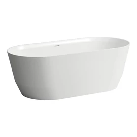 Laufen LAUFEN PRO Szabadon álló fürdőkád, Marbond kompozit anyagból, 165x75cm, Matt Fehér H2399527570001