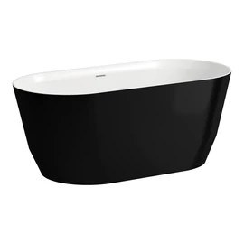 LAUFEN LAUFEN PRO Szabadon álló fürdőkád, Marbond kompozit anyagból 150x70 cm Fényes fekete/Fehér H2439520640001 LAUFEN LAUFEN PRO Szabadon álló fürdőkád, Marbond kompozit anyagból 150x70 cm Fényes fekete/Fehér H2439520640001
