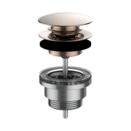LAUFEN SANITARY ACCESSORIES Click-Clack lefolyószelep, PVD rózsa arany, egy csaplyuk, középen, Rózsa arany H3709890821041 LAUFEN SANITARY ACCESSORIES Click-Clack lefolyószelep, PVD rózsa arany, egy csaplyuk, középen, Rózsa arany H3709890821041