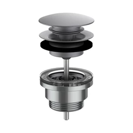 LAUFEN SANITARY ACCESSORIES Click-Clack lefolyószelep, PVD szálcsiszolt rozsdamentes acél, egy csaplyuk, középen, Rozsdamentes acél H3709890901041 LAUFEN SANITARY ACCESSORIES Click-Clack lefolyószelep, PVD szálcsiszolt rozsdamentes acél, egy csaplyuk, középen, Rozsdamentes acél H3709890901041