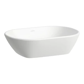 LAUFEN LUA Mosdótál, ovális, csaplyuk nélkül, Fehér LCC bevonattal H8120834001091 LAUFEN LUA Mosdótál, ovális, csaplyuk nélkül, Fehér LCC bevonattal H8120834001091
