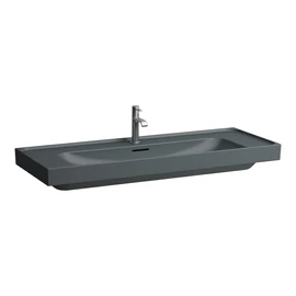 LAUFEN MEDA Mosdó, 120 cm, egy csaplyuk, középen, Graphite matt H8141117581041 LAUFEN MEDA Mosdó, 120 cm, egy csaplyuk, középen, Graphite matt H8141117581041