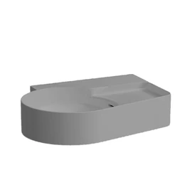 LAUFEN VAL Kézmosó, csaplyuk nélkül, Graphite matt H8152887581091 LAUFEN VAL Kézmosó, csaplyuk nélkül, Graphite matt H8152887581091
