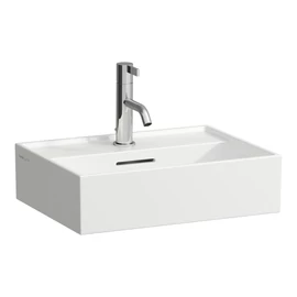 LAUFEN Kartell LAUFEN Mosdó, egy csaplyuk, középen, Fehér LCC bevonattal H8153304001041 LAUFEN Kartell LAUFEN Mosdó, egy csaplyuk, középen, Fehér LCC bevonattal H8153304001041