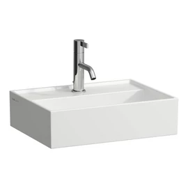 LAUFEN Kartell LAUFEN Mosdó, túlfolyónyílás nélkül, egy csaplyukkal, Fehér LCC Active bevonattal H815330A001111