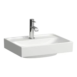 LAUFEN MEDA Kézmosó, 45 cm, csiszolt alsó felülettel, túlfolyónyílás nélkül, egy csaplyukkal, Fehér LCC bevonattal H8161114001111 LAUFEN MEDA Kézmosó, 45 cm, csiszolt alsó felülettel, túlfolyónyílás nélkül, egy csaplyukkal, Fehér LCC bevonattal H8161114001111