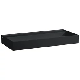 LAUFEN Kartell LAUFEN Mosdótál, alsó felülete csiszolt, túlfolyónyílás nélkül, csaplyuk nélkül, Fekete matt H8163377161121 LAUFEN Kartell LAUFEN Mosdótál, alsó felülete csiszolt, túlfolyónyílás nélkül, csaplyuk nélkül, Fekete matt H8163377161121