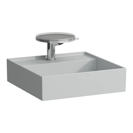 LAUFEN Kartell LAUFEN Kézmosó rejtett túlfolyóval, a mosdó alja csiszolt, túlfolyónyílás nélkül, egy csaplyukkal, Matt szürke H8183317591111 LAUFEN Kartell LAUFEN Kézmosó rejtett túlfolyóval, a mosdó alja csiszolt, túlfolyónyílás nélkül, egy csaplyukkal, Matt szürke H8183317591111