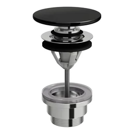 LAUFEN SANITARY ACCESSORIES Klikk-klakk lefolyószelep SaphirKeramik szeleptakaróval, Fényes fekete H8981920200001 LAUFEN SANITARY ACCESSORIES Klikk-klakk lefolyószelep SaphirKeramik szeleptakaróval, Fényes fekete H8981920200001