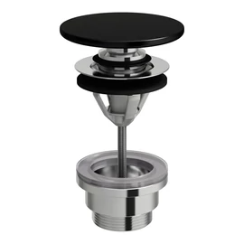 LAUFEN SANITARY ACCESSORIES Klikk-klakk lefolyószelep SaphirKeramik szeleptakaróval, Matt fekete H8981927160001 LAUFEN SANITARY ACCESSORIES Klikk-klakk lefolyószelep SaphirKeramik szeleptakaróval, Matt fekete H8981927160001