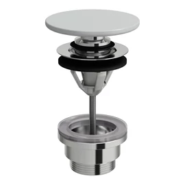 LAUFEN SANITARY ACCESSORIES Klikk-klakk lefolyószelep SaphirKeramik szeleptakaróval, Matt szürke H8981927590001 LAUFEN SANITARY ACCESSORIES Klikk-klakk lefolyószelep SaphirKeramik szeleptakaróval, Matt szürke H8981927590001