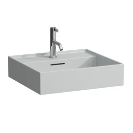 LAUFEN KARTELL BY LAUFEN Mosdó, alsó felülete csiszolt egy csaplyuk, középen , Matt szürke H8163327591041 LAUFEN KARTELL BY LAUFEN Mosdó, alsó felülete csiszolt egy csaplyuk, középen , Matt szürke H8163327591041