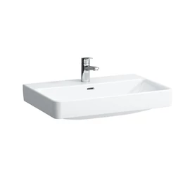 LAUFEN PRO S Mosdótál, alsó felülete csiszolt egy csaplyuk, középen , Fehér LCC bevonattal H8169674001041 LAUFEN PRO S Mosdótál, alsó felülete csiszolt egy csaplyuk, középen , Fehér LCC bevonattal H8169674001041