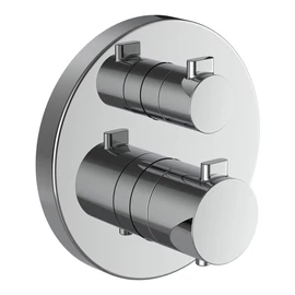 LAUFEN MEDA, Szett rejtett 2 fogantyús termosztatikus fürdőcsaptelephez, Simibox Standard és Simibox Light készülékekhez, Króm HF506687100000 LAUFEN MEDA, Szett rejtett 2 fogantyús termosztatikus fürdőcsaptelephez, Simibox Standard és Simibox Light készülékekhez, Króm HF506687100000