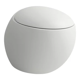 LAUFEN ILBAGNOALESSI Fali WC, öblítőperem nélkül, mélyöblítéssel Matt fehér H8209717570001 LAUFEN ILBAGNOALESSI Fali WC, öblítőperem nélkül, mélyöblítéssel Matt fehér H8209717570001