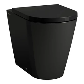LAUFEN Kartell LAUFEN Álló „rimless” WC, mélyöblítésű, öblítő perem nélkül, vízszintes/függőleges kivezetéssel Fekete matt H8233377160001 LAUFEN Kartell LAUFEN Álló „rimless” WC, mélyöblítésű, öblítő perem nélkül, vízszintes/függőleges kivezetéssel Fekete matt H8233377160001