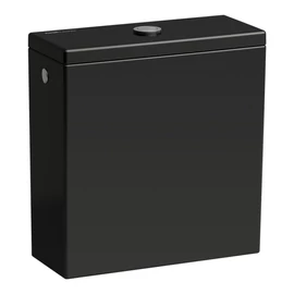 LAUFEN Kartell LAUFEN Öblítőtartály, vízcsatlakozás alul bal oldalon Fényes fekete H8293330209731