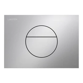 LAUFEN INEO Öblítő nyomólap `INEO SUNRISE`, kettős öblítéshez, Matt króm H9001120070001 LAUFEN INEO Öblítő nyomólap `INEO SUNRISE`, kettős öblítéshez, Matt króm H9001120070001