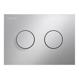 LAUFEN INEO Öblítő nyomólap `INEO GROOVE`, kettős öblítéshez, Matt króm H9001170070001
