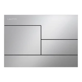 LAUFEN INEO Öblítő nyomólap `INEO SKYLINE`, kettős öblítéshez, Matt króm H9001180070001