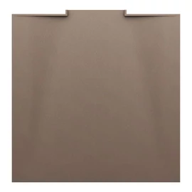 LAUFEN NIA Zuhanytálca, Marbond kompozit anyagból, négyzet alakú, lefolyó a falon belül, Matt Kávé H2100301290001