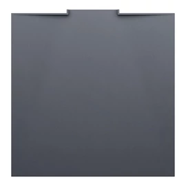 LAUFEN NIA Zuhanytálca, Marbond kompozit anyagból, négyzet alakú, lefolyó a falon belül, Antracit H2100310780001