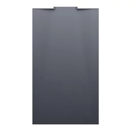 LAUFEN NIA Zuhanytálca, Marbond kompozit anyagból, négyszögletes, lefolyó a falon belül, Antracit H2100340780001