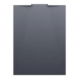 LAUFEN NIA Zuhanytálca, Marbond kompozit anyagból, négyszögletes, lefolyó a falon belül, Antracit H2100370780001