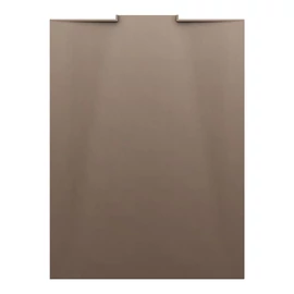 LAUFEN NIA Zuhanytálca, Marbond kompozit anyagból, négyszögletes, lefolyó a falon belül, Matt Kávé H2100371290001