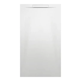 LAUFEN LAUFEN PRO S Zuhanytálca, Marbond kompozit anyagból, négyszögletes, egyenes lefolyó a rövid oldalon, Fehér H2101890000001