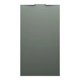 LAUFEN NIA Zuhanytálca, Marbond kompozit anyagból, négyszögletes, lefolyó a falon belül, Matt Beton H2110300790001