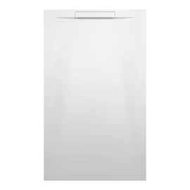 LAUFEN LAUFEN PRO S Zuhanytálca, Marbond kompozit anyagból, négyszögletes, egyenes lefolyó a rövid oldalon, Fehér H2111850000001
