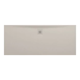LAUFEN LAUFEN PRO Zuhanytálca, Marbond kompozit anyagból, extra lapos, téglalap alakú, kivezetés a hosszú oldalon, Matt Bézs H2149581860001