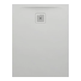 LAUFEN LAUFEN PRO Zuhanytálca, Marbond kompozit anyagból, lefolyó a rövid oldalon, Világos Szürke H2169560770001