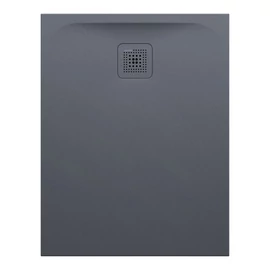 LAUFEN LAUFEN PRO Zuhanytálca, Marbond kompozit anyagból, lefolyó a rövid oldalon, Antracit H2169560780001