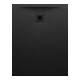 LAUFEN LAUFEN PRO Zuhanytálca, Marbond kompozit anyagból, lefolyó a rövid oldalon, Fekete H2169560800001