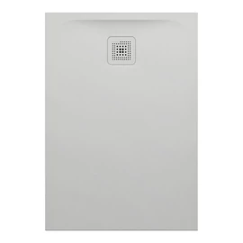 LAUFEN LAUFEN PRO Zuhanytálca, Marbond kompozit anyagból, lefolyó a rövid oldalon, Világos Szürke H2169570770001