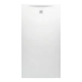 LAUFEN LAUFEN PRO Zuhanytálca, Marbond kompozit anyagból, lefolyó a rövid oldalon, Fehér H2169580000001