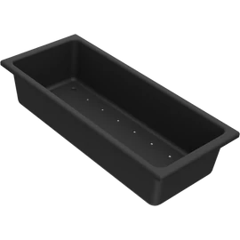 ELLECI - Gyümölcsmosó kosár 378x165x86mm Mixology mosogatóhoz műanyag fekete AVP036BK