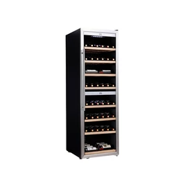 FERRARA - Szabadonálló borhűtő SW-180 SS szálcsiszolt rozsdamentes kerettel SW-180 SS