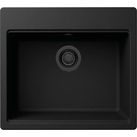 ELLECI - Mosogatótálca Time 105 G40 nero fekete tartozékokkal LG210540BKM